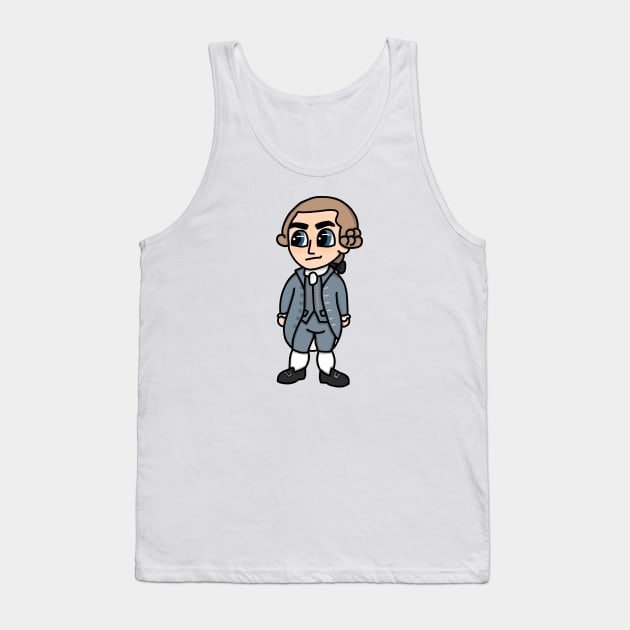 Chibi Alexander Hamilton Tank Top by Aeriskate